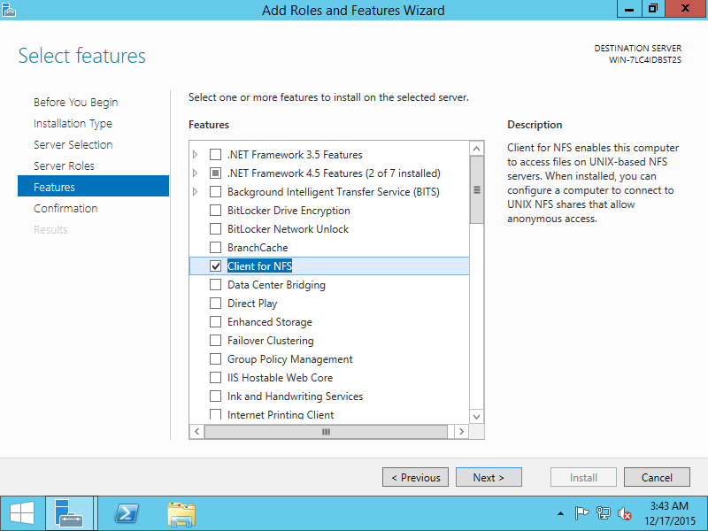 Nfs client for windows 7